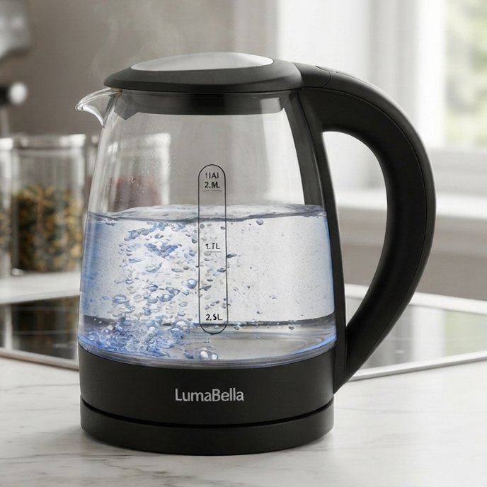 Fierbator electric LumaBella, sticla, 2,5L,1500 W, LB-59033