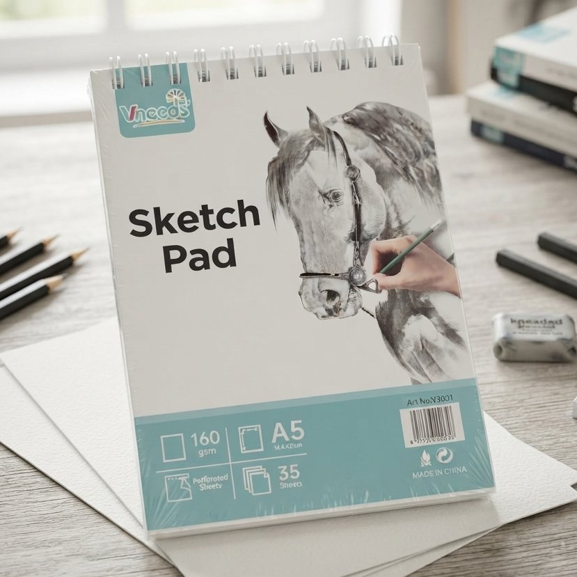 Sketchbook Vneeds, 35 foi, 14,8 х 21 cm, V3001