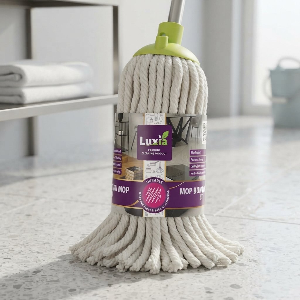 Rezerva mop sireturi din bumbac Luxia, XL,1 buc