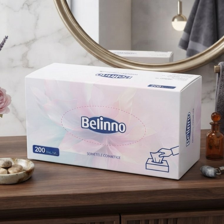 Servetele Igienice Belinno, 2 straturi, 200 buc