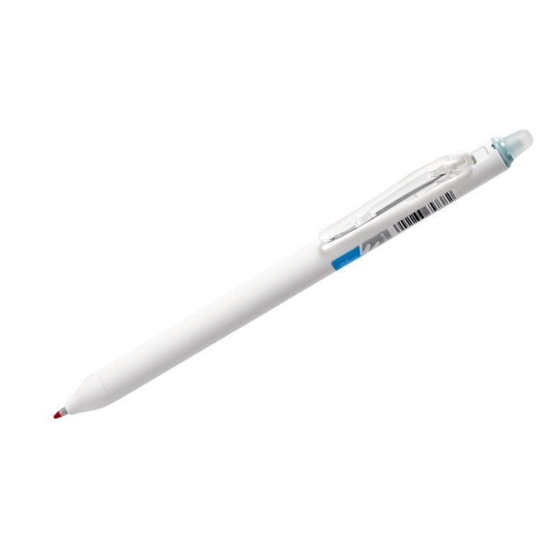 Pix cu gel DELI, 0.5mm, cu mecanism, corectabil albastru