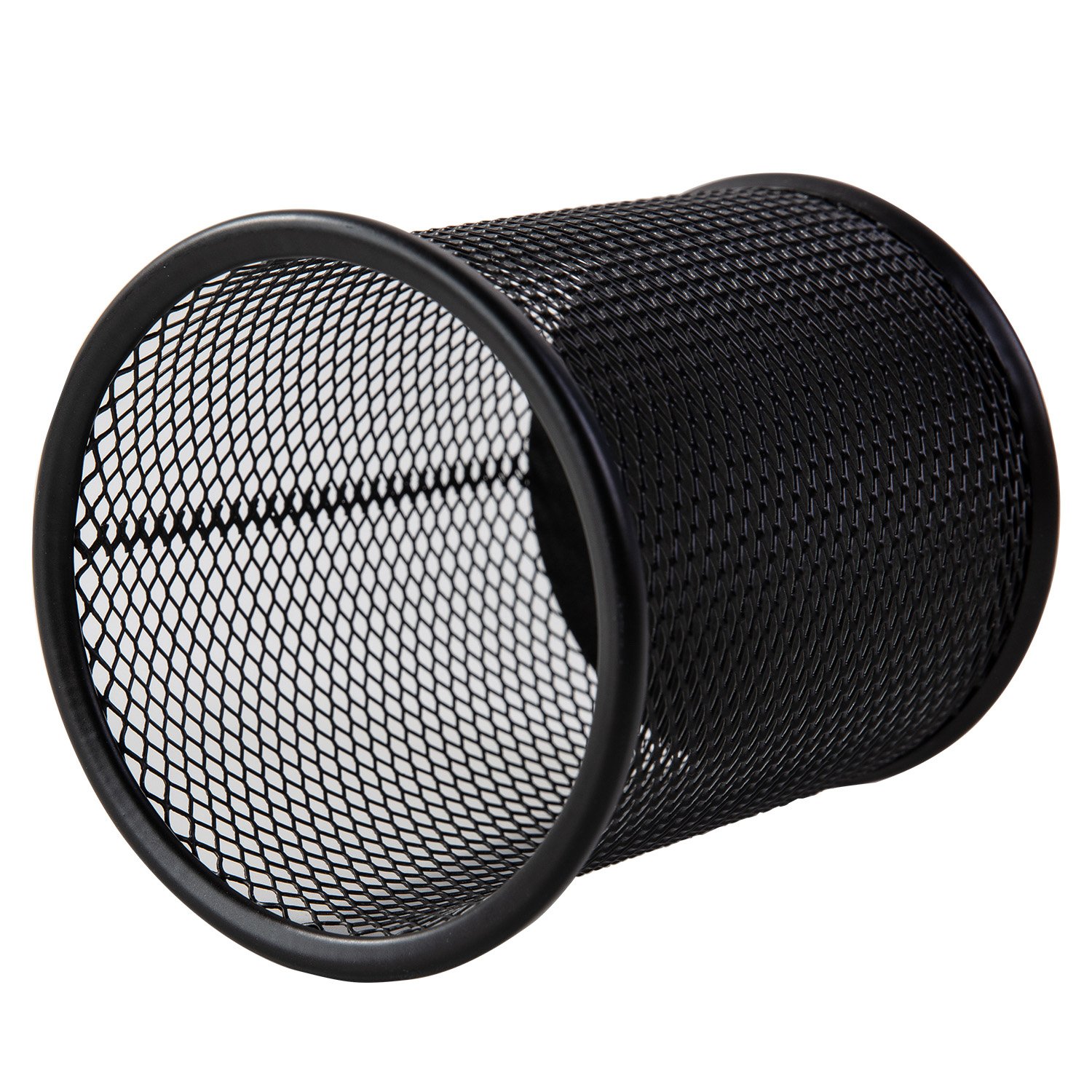 Suport instrumente de scris DELI D, 9 х 10 cm, metal, negru