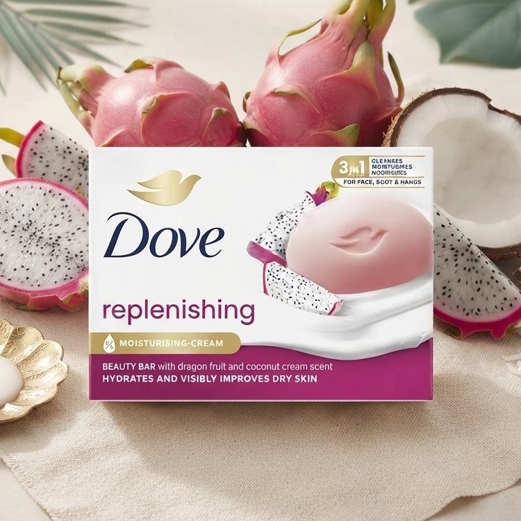 Sapun de toaleta Dove, Replenishing, 90 g