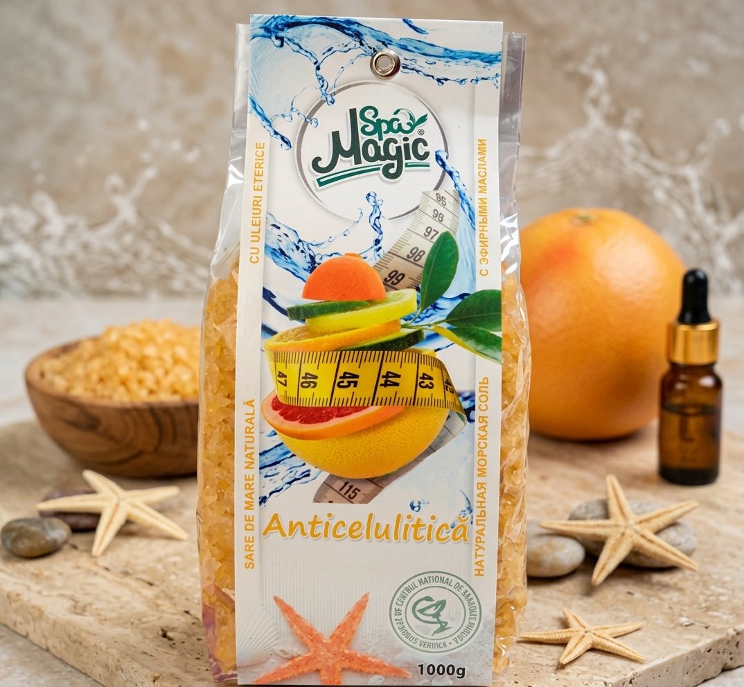 Sare de baie Magic SPA, Anticelulitic, 1 kg