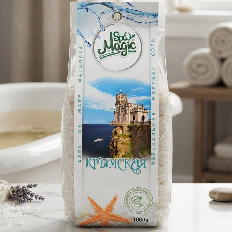 Sare de baie Magic SPA, Natural, 1 kg