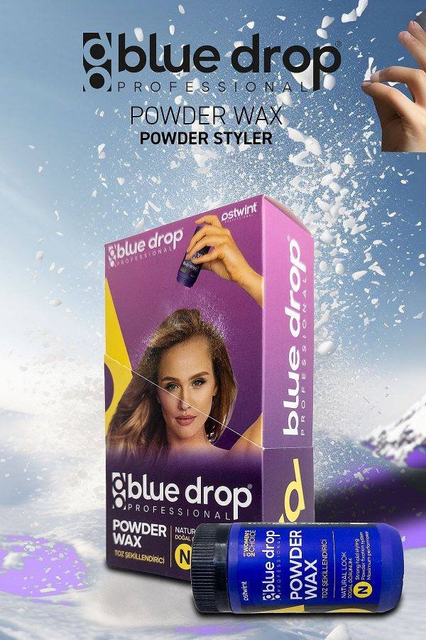 Ceara-pudra pentru păr  Ostwint Blue Drop 15ml