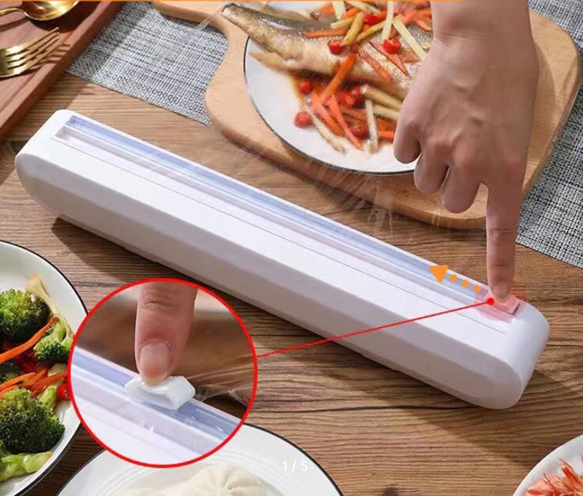 Dispenser folie alimentara stretch + cutit Beatiful appearance