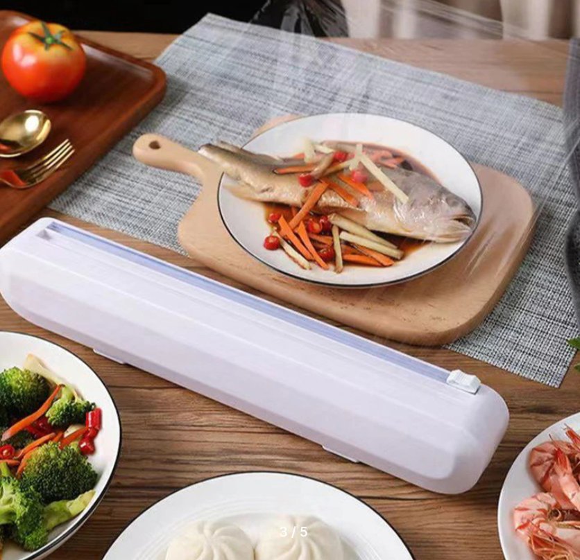 Dispenser folie alimentara stretch + cutit Beatiful appearance