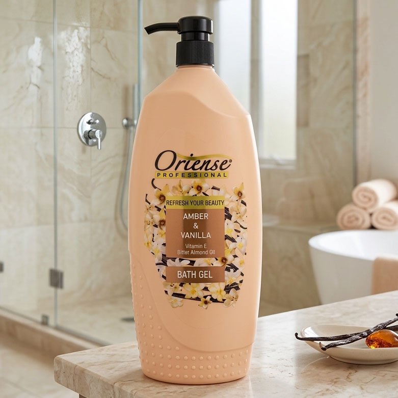 Gel de dus ORIENSE, Amber Vanilla, 1300 ml
