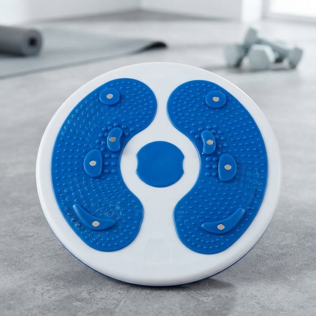 Disc de antrenament pentru talie, cu platforma de masaj, 27 cm