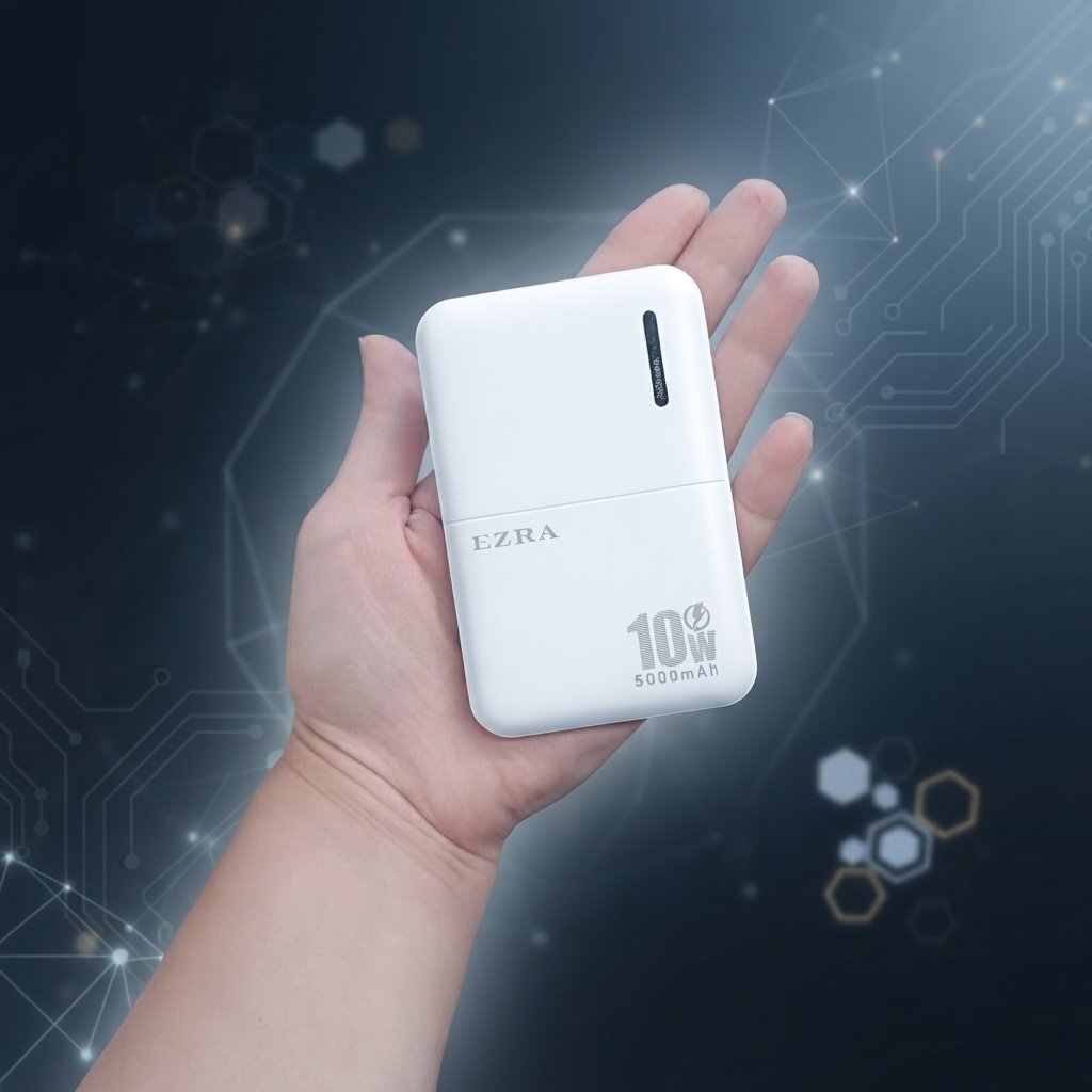 Mini Power Bank 5000 mAh, 10 W, EZRA PB95-1