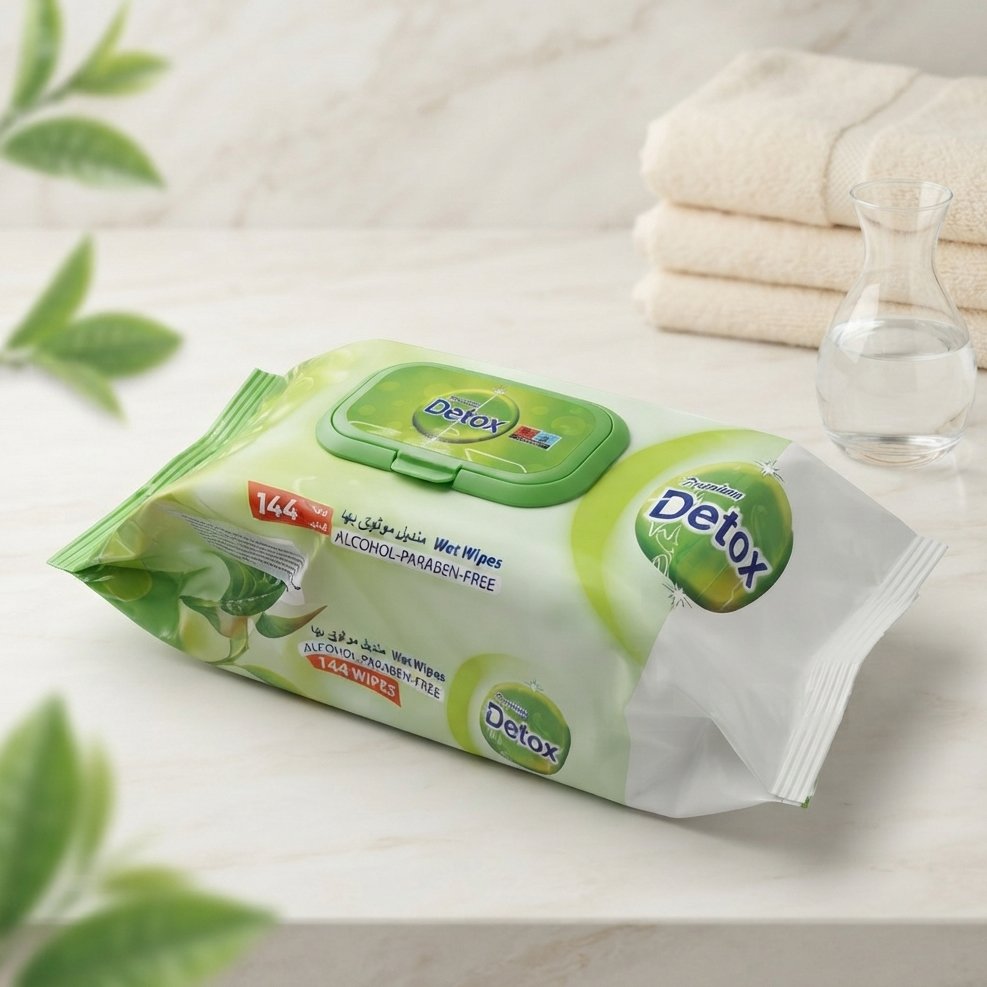 Servetele umede Detox, 144 buc