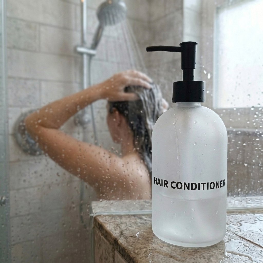 Dozator pentru balsam de par, sticla, 500ml