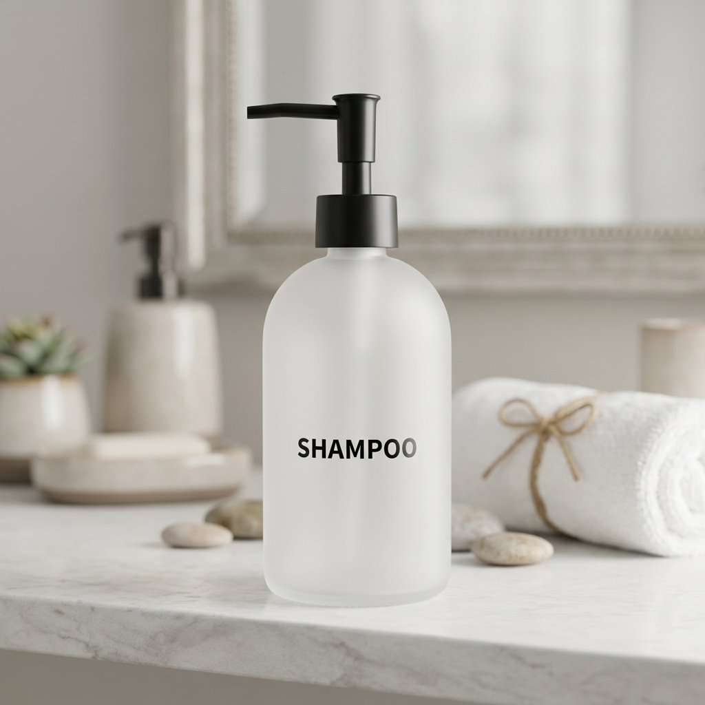 Dozator pentru sampon, sticla, 500ml